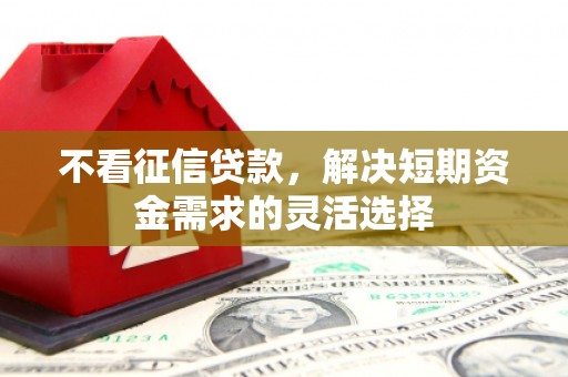 资兴不看征信贷款，解决短期资金需求的灵活选择