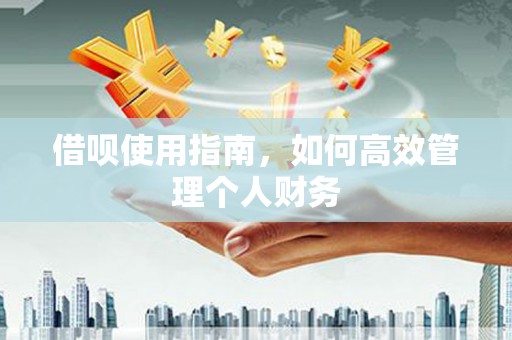 资兴借呗使用指南，如何高效管理个人财务