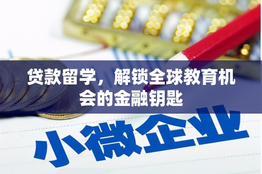 资兴贷款留学，解锁全球教育机会的金融钥匙