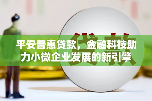 资兴平安普惠贷款，金融科技助力小微企业发展的新引擎