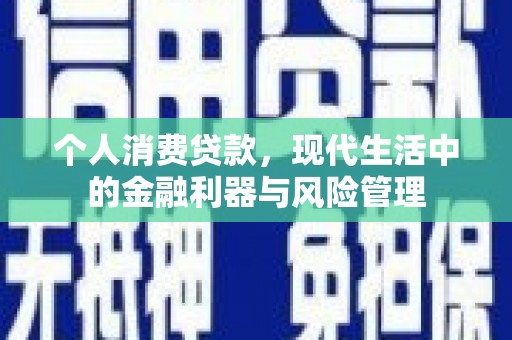 资兴个人消费贷款，现代生活中的金融利器与风险管理
