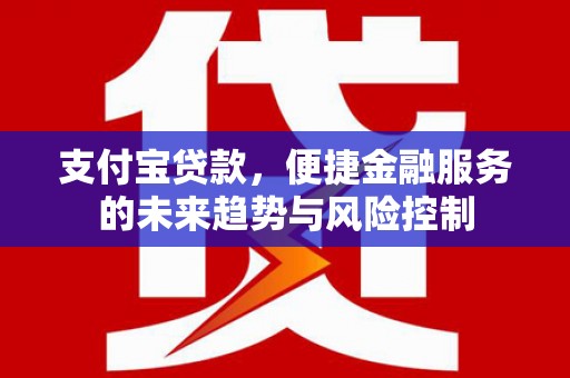 资兴支付宝贷款，便捷金融服务的未来趋势与风险控制