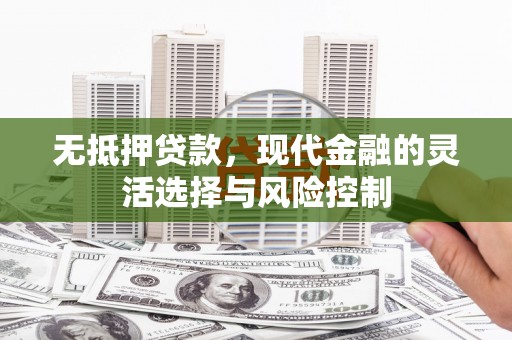 资兴无抵押贷款，现代金融的灵活选择与风险控制