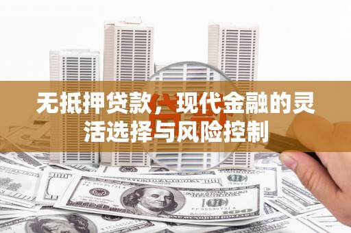 资兴无抵押贷款，现代金融的灵活选择与风险控制
