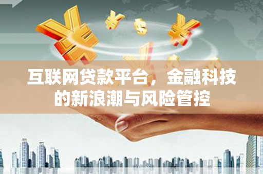 资兴互联网贷款平台，金融科技的新浪潮与风险管控