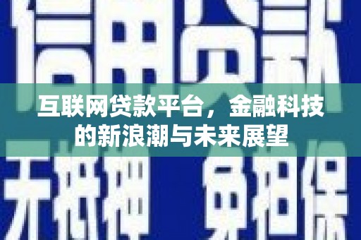资兴互联网贷款平台，金融科技的新浪潮与未来展望