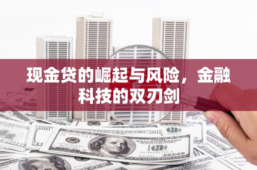 资兴现金贷的崛起与风险，金融科技的双刃剑