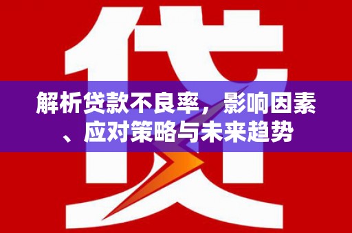 资兴解析贷款不良率，影响因素、应对策略与未来趋势