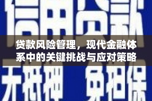 资兴贷款风险管理，现代金融体系中的关键挑战与应对策略