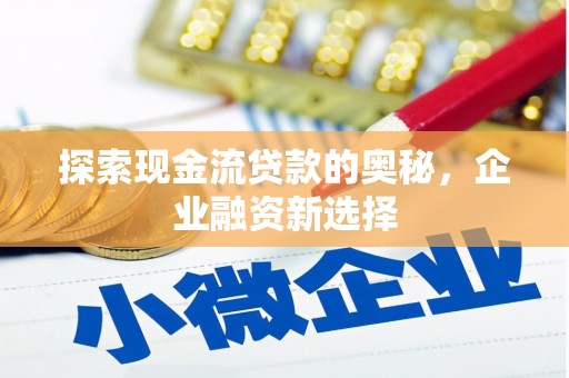 资兴探索现金流贷款的奥秘，企业融资新选择