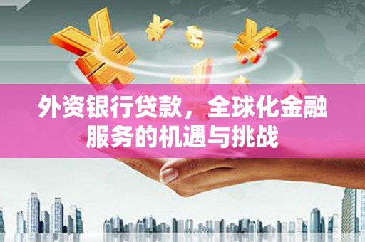 资兴外资银行贷款，全球化金融服务的机遇与挑战