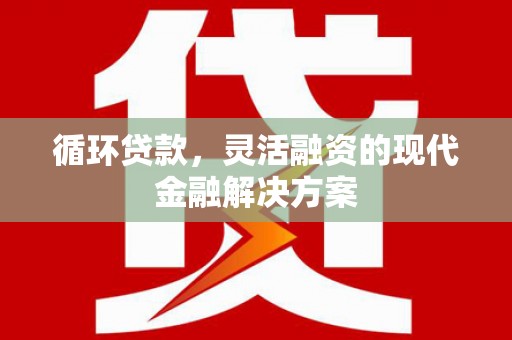 资兴循环贷款，灵活融资的现代金融解决方案
