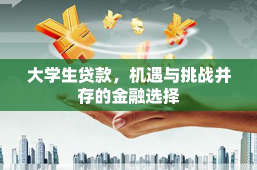 资兴大学生贷款，机遇与挑战并存的金融选择