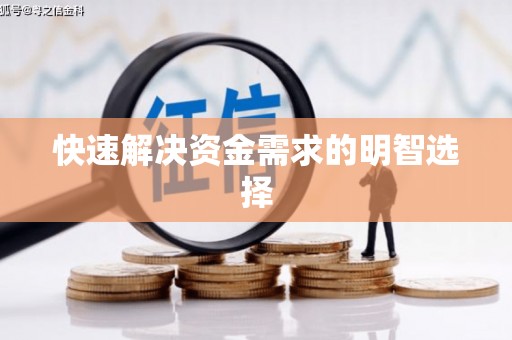 资兴快速解决资金需求的明智选择