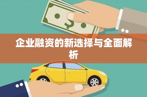 资兴企业融资的新选择与全面解析