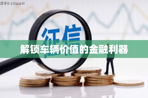 资兴解锁车辆价值的金融利器