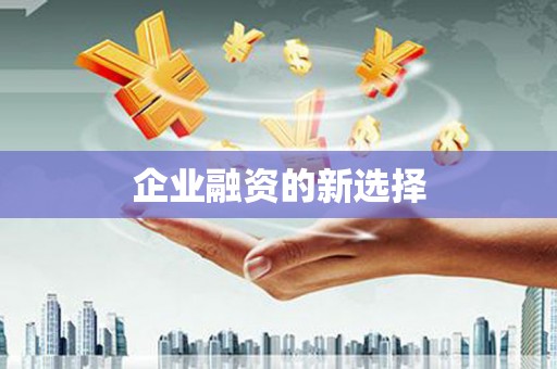 资兴企业融资的新选择