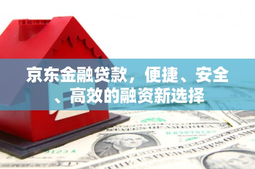 资兴京东金融贷款，便捷、安全、高效的融资新选择