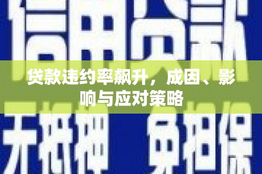 资兴贷款违约率飙升，成因、影响与应对策略